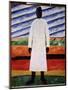Femme De Fermier Avec Le Visage Noir (Farmer's Wife with the Black Face). Peinture De Kasimir Sever-Kazimir Severinovich Malevich-Mounted Giclee Print