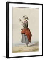 Femme de la Vallée de Campan (Hautes Pyrénées)-null-Framed Giclee Print