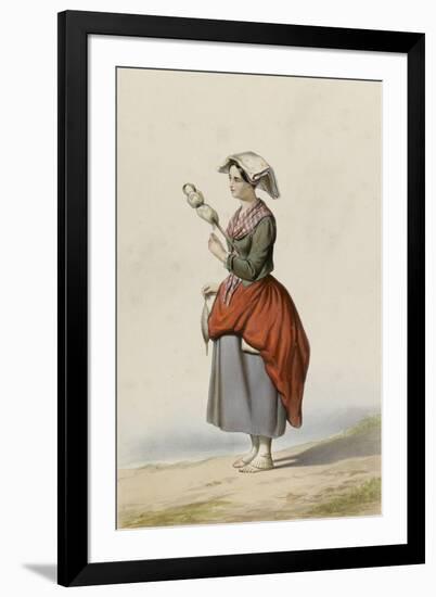Femme de la Vallée de Campan (Hautes Pyrénées)-null-Framed Giclee Print