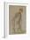 Femme debout de dos se retournant-Jean Antoine Watteau-Framed Giclee Print