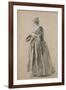 Femme debout-Jean Antoine Watteau-Framed Giclee Print