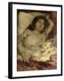 Femme demie-nue, couchée : la rose-Pierre-Auguste Renoir-Framed Giclee Print