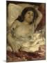 Femme demie-nue, couchée : la rose-Pierre-Auguste Renoir-Mounted Giclee Print