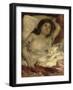 Femme demie-nue, couchée : la rose-Pierre-Auguste Renoir-Framed Giclee Print