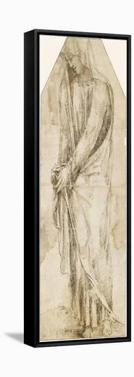 Femme drapée-Benvenuto Cellini-Framed Stretched Canvas