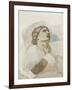 Femme en buste-Edgar Degas-Framed Giclee Print