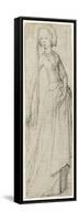 Femme en pied-Martin Schongauer-Framed Stretched Canvas