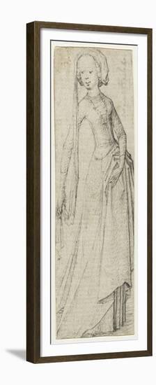 Femme en pied-Martin Schongauer-Framed Premium Giclee Print