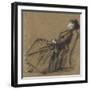 Femme endormie-Jean Jacques Henner-Framed Giclee Print