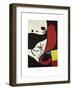 Femme et Oiseaux Dans un Paysage, 1970-1974-Joan Miro-Framed Giclee Print