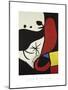 Femme et Oiseaux Dans un Paysage, 1970-1974-Joan Miro-Mounted Giclee Print