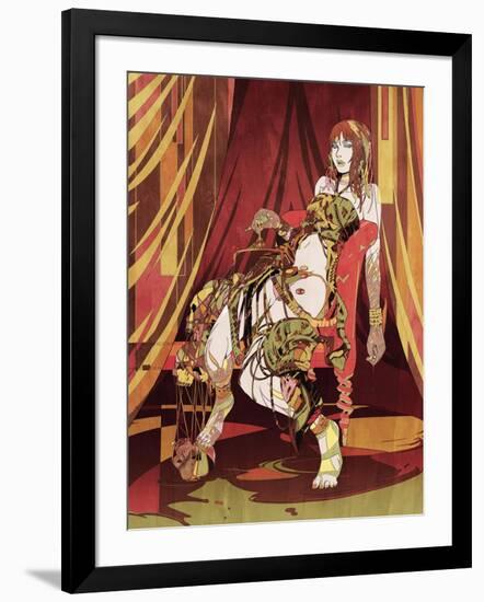 Femme Fatale Error-HR-FM-Framed Art Print