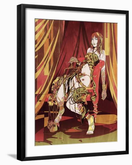 Femme Fatale Error-HR-FM-Framed Art Print