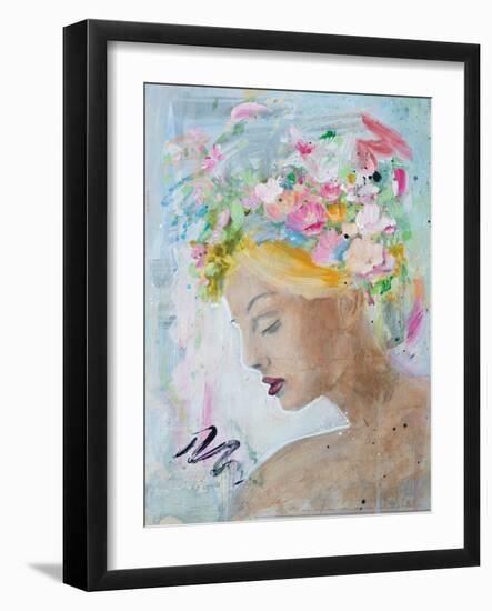 Femme Fleur II-Sandra Iafrate-Framed Art Print