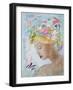 Femme Fleur II-Sandra Iafrate-Framed Art Print