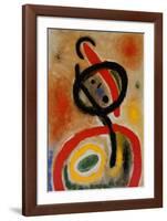 Femme III, c.1965-Joan Miro-Framed Art Print