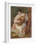 Femme jouant de la guitare-Pierre-Auguste Renoir-Framed Giclee Print