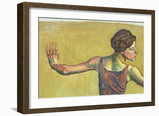 Femme Joyeuse (Detail)-Ferdinand Hodler-Framed Giclee Print