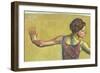 Femme Joyeuse (Detail)-Ferdinand Hodler-Framed Giclee Print