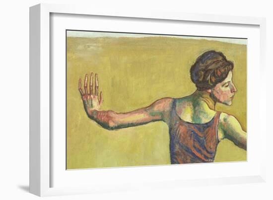 Femme Joyeuse (Detail)-Ferdinand Hodler-Framed Giclee Print