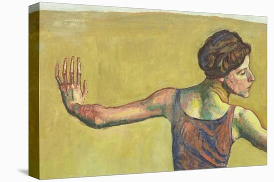 Femme Joyeuse (Detail)-Ferdinand Hodler-Stretched Canvas