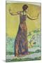 Femme Joyeuse-Ferdinand Hodler-Mounted Giclee Print