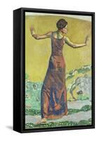 Femme Joyeuse-Ferdinand Hodler-Framed Stretched Canvas