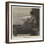 Femme Lacustre, from the Paris Exhibition of 1874-Albert Anker-Framed Giclee Print