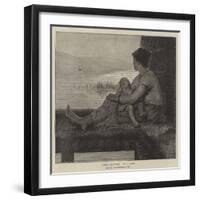 Femme Lacustre, from the Paris Exhibition of 1874-Albert Anker-Framed Giclee Print