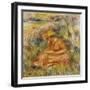 Femme lisant dans un jardin-Pierre-Auguste Renoir-Framed Giclee Print