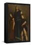 Femme mérovingienne, esquisse pour le Panthéon-Jean-Paul Laurens-Framed Stretched Canvas