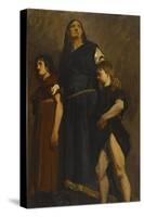 Femme mérovingienne, esquisse pour le Panthéon-Jean-Paul Laurens-Stretched Canvas