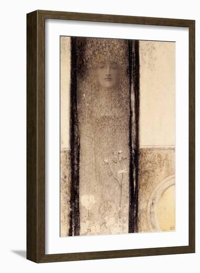 Femme Mysterieuse, c.1909-Fernand Khnopff-Framed Giclee Print