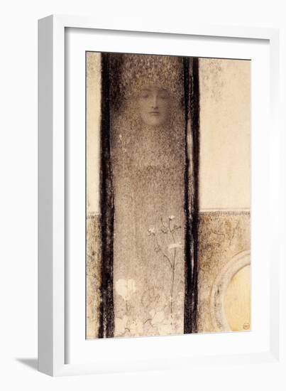 Femme Mysterieuse, c.1909-Fernand Khnopff-Framed Giclee Print