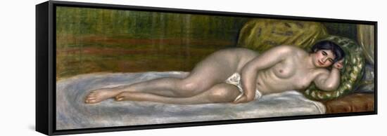 Femme nue allongée (Gabrielle)-Pierre-Auguste Renoir-Framed Stretched Canvas