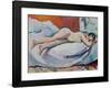 Femme Nue Allongée-Henri Manguin-Framed Premium Giclee Print