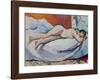 Femme Nue Allongée-Henri Manguin-Framed Premium Giclee Print