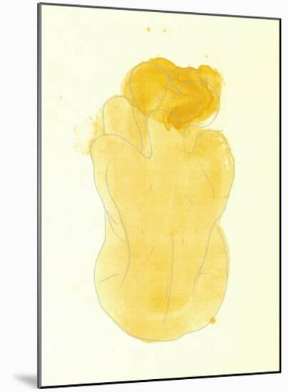 Femme Nue Assise et de Dos, c.1899-Auguste Rodin-Mounted Serigraph