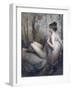 Femme nue assise sur un canapé-Eugène Vidal-Framed Giclee Print