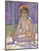 Femme Nue Assise-Theo Rysselberghe-Mounted Giclee Print