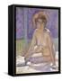 Femme Nue Assise-Theo Rysselberghe-Framed Stretched Canvas