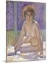 Femme Nue Assise-Theo Rysselberghe-Mounted Giclee Print