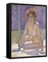 Femme Nue Assise-Theo Rysselberghe-Framed Stretched Canvas