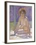 Femme Nue Assise-Theo Rysselberghe-Framed Giclee Print