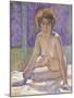 Femme Nue Assise-Theo Rysselberghe-Mounted Giclee Print