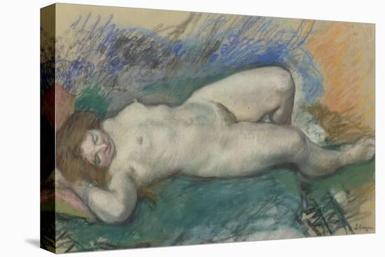 Femme nue couchée-Henri Lebasque-Stretched Canvas