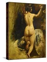 Femme nue de dos-William Etty-Stretched Canvas