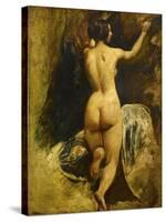 Femme nue de dos-William Etty-Stretched Canvas