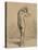 Femme nue, debout et vue de dos, mettant sa chemise-Jean-François Millet-Stretched Canvas