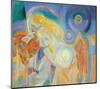 Femme Nue Lisant, 1915-Robert Delaunay-Mounted Premium Giclee Print